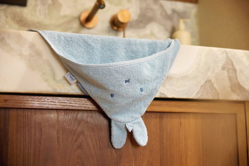 Kapuzenhandtuch "miffy" wolkenblau