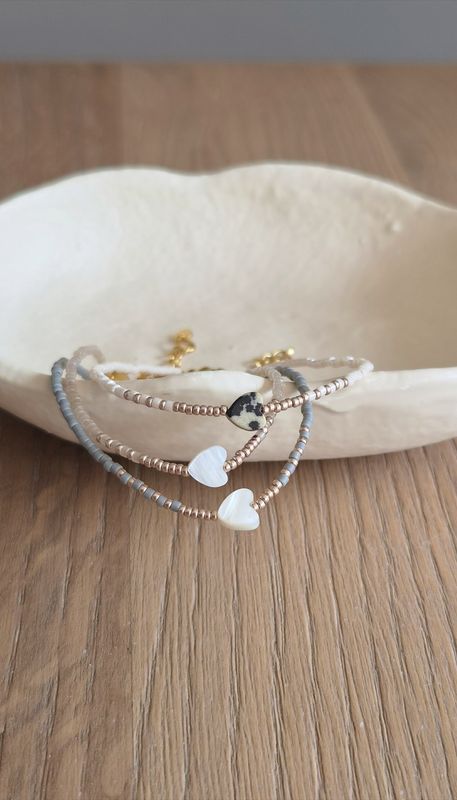 Armband "amici" softbeige
