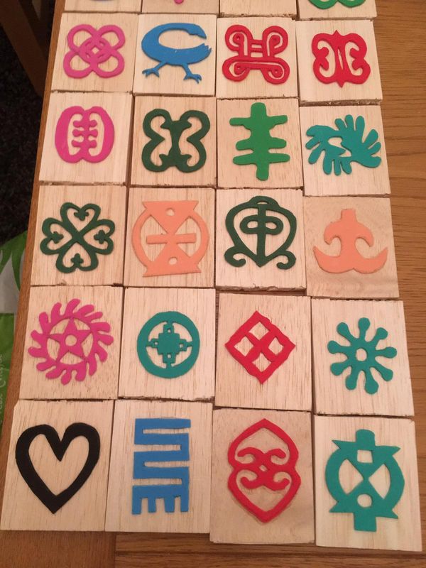 Adinkra Traditional Block Printing