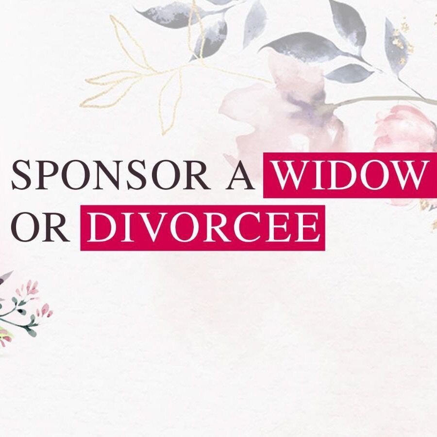 Sponsor a Widow/Divorcee