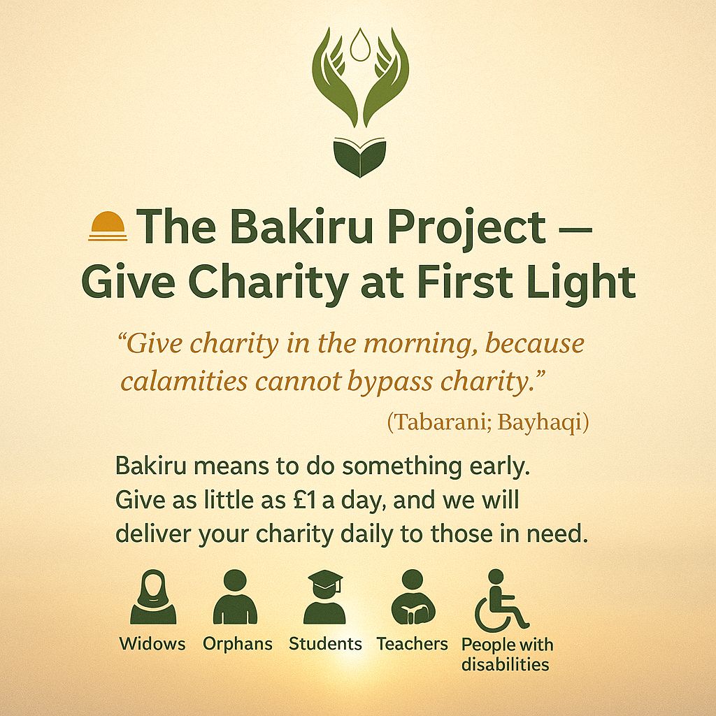Give Charity on a Daily Basis with Bakiru