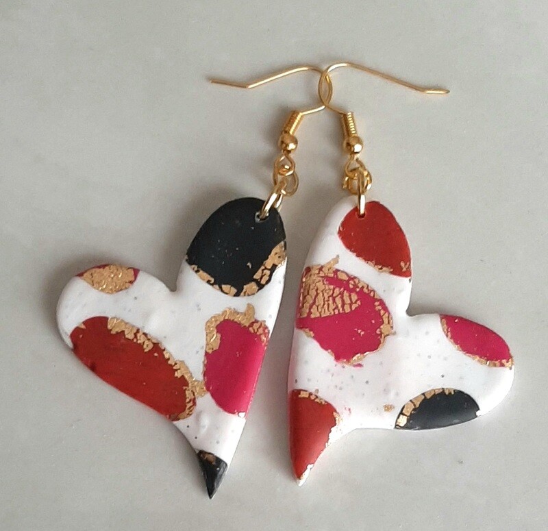 Trish big heart dangles