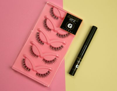 Pre-styled Temporary Lash extensions &amp; DIY Glue