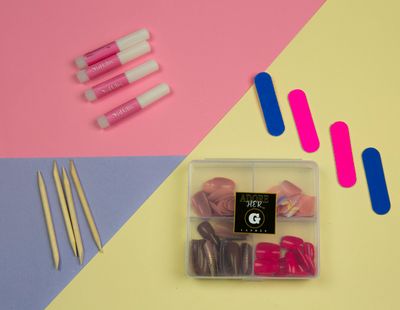 4 Set Mixed Press on nails