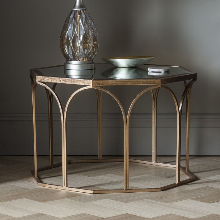Boosh Direct Canterbury Coffee Table In Antique Gold