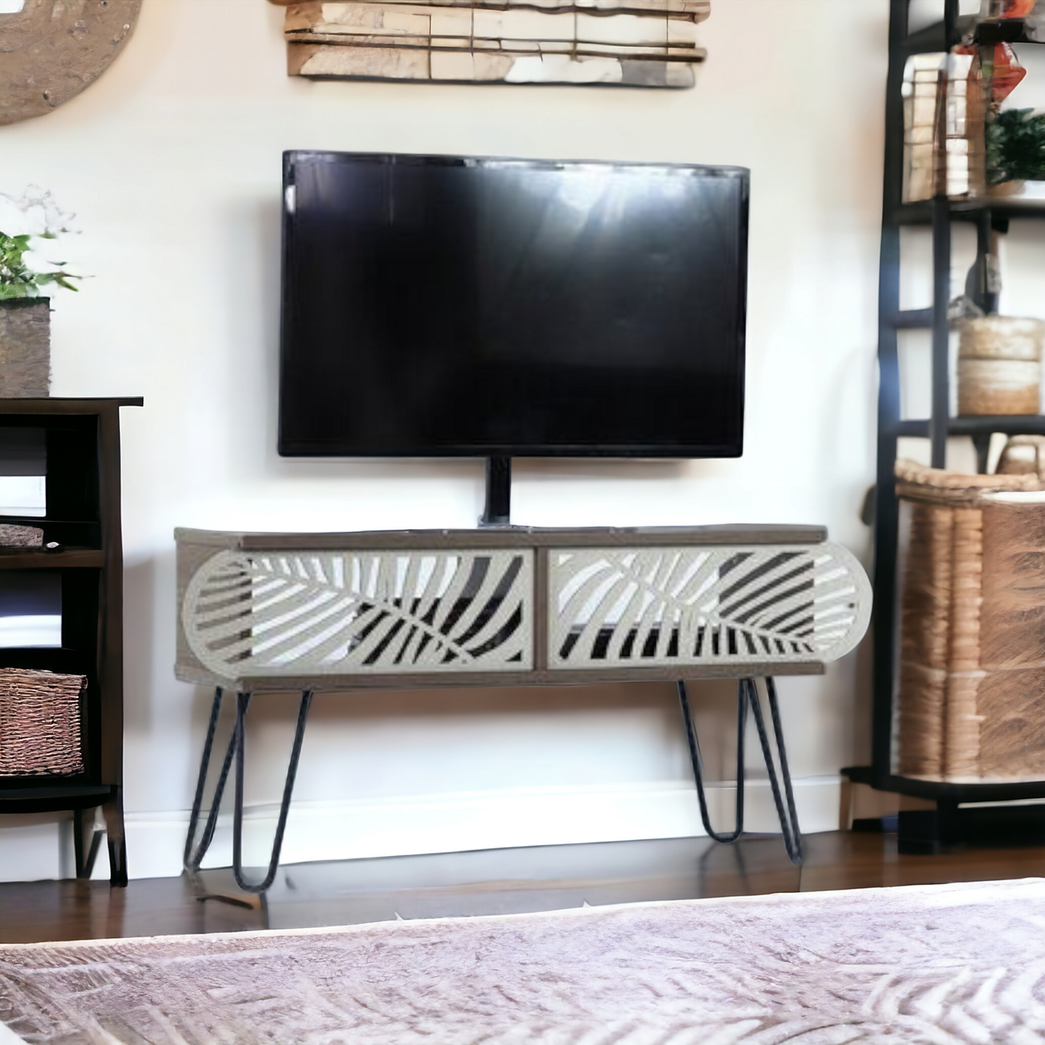 Dail tv stand from Wayfair for tvs up to 40 inch