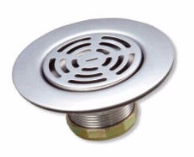 4.5" Stainless Shower Drain Large Flat