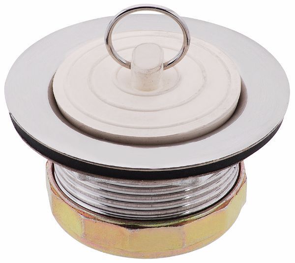 2.5" Drain With Rubber Stoppper