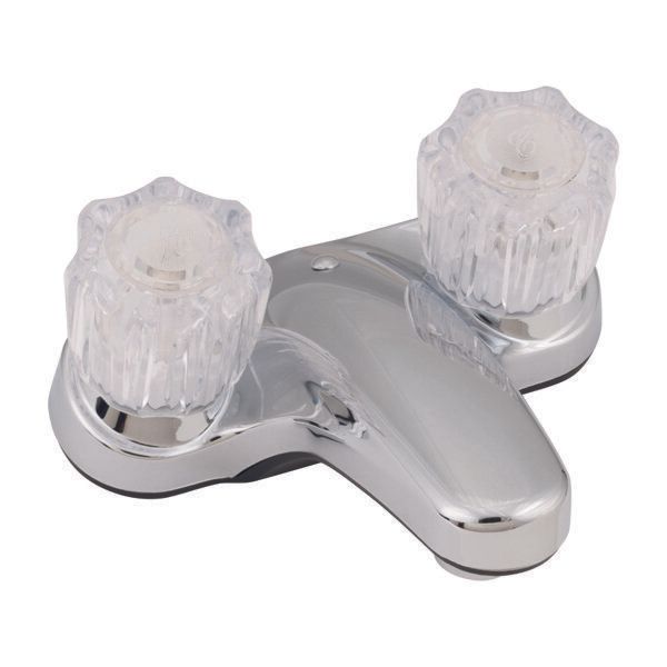 4" Faucet Plastic W/ Crystal Handles