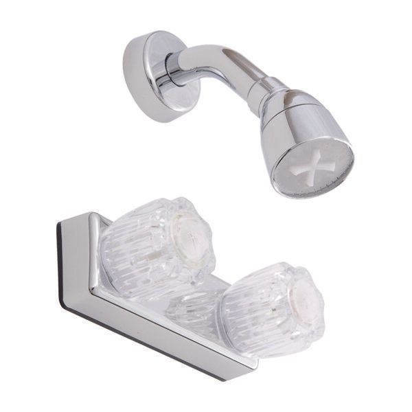 4" Shower Only With Crystal Handles