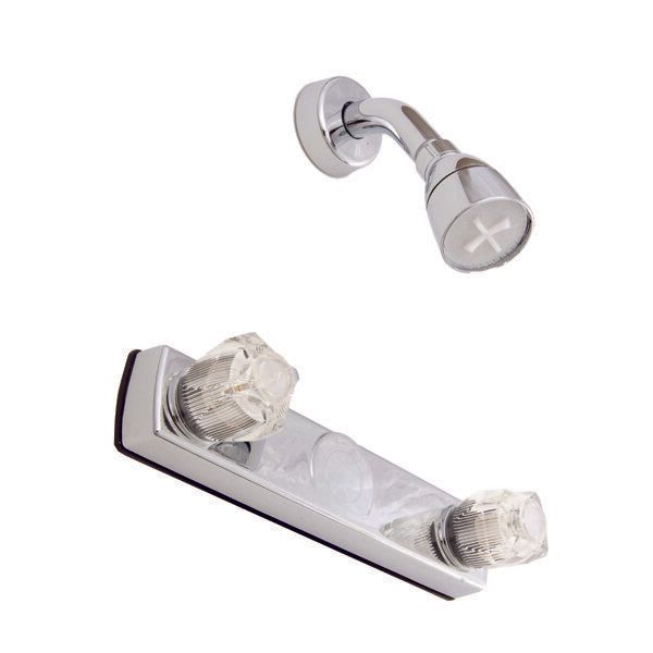 8" 2 Valve Plastic Shower Only