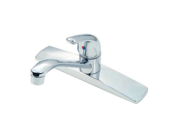 8" Brass Single Lever W/O Spray