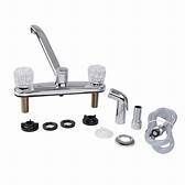 8" Plastic Single Lever W/ Spray
