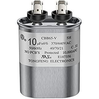 Capacitor - 10 MFD, 370V (Not Shown)