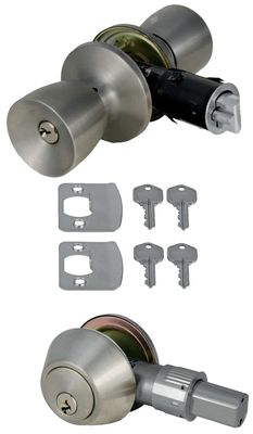 Entry Deadbolt/Knob Set S.S.