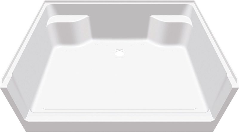 Lyons Elite Double Seat Shower Pan