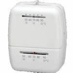 Mechanical Heat Only W/ Temp Reading -White