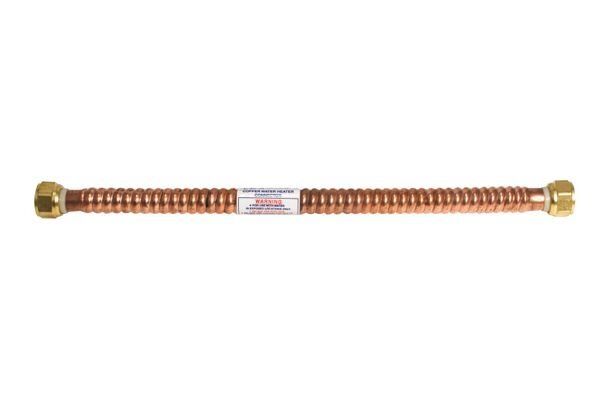 Water Heater Connector - 18" COPPER FLEX