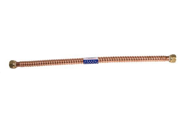 Water Heater Connector - 24" COPPER FLEX