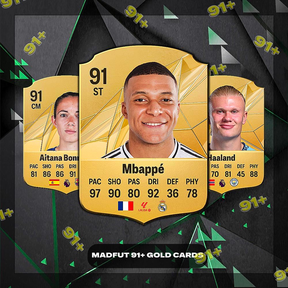 MadFut 91+ Gold Cards