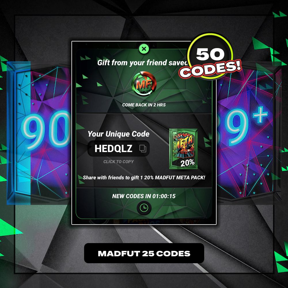 x50 MadFut Codes
