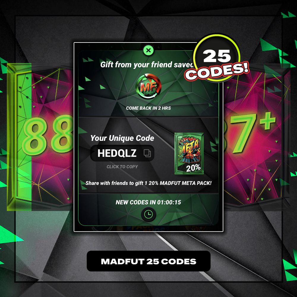x25 MadFut Codes