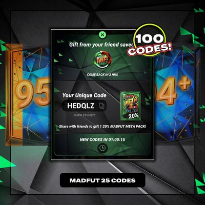 x100 MadFut Codes