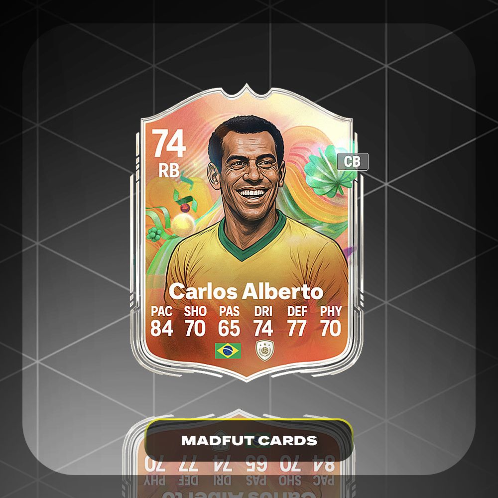 Carlos Alberto 74 Card