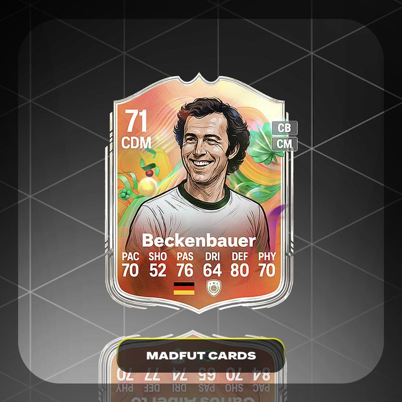 Beckenbauer 71 Card