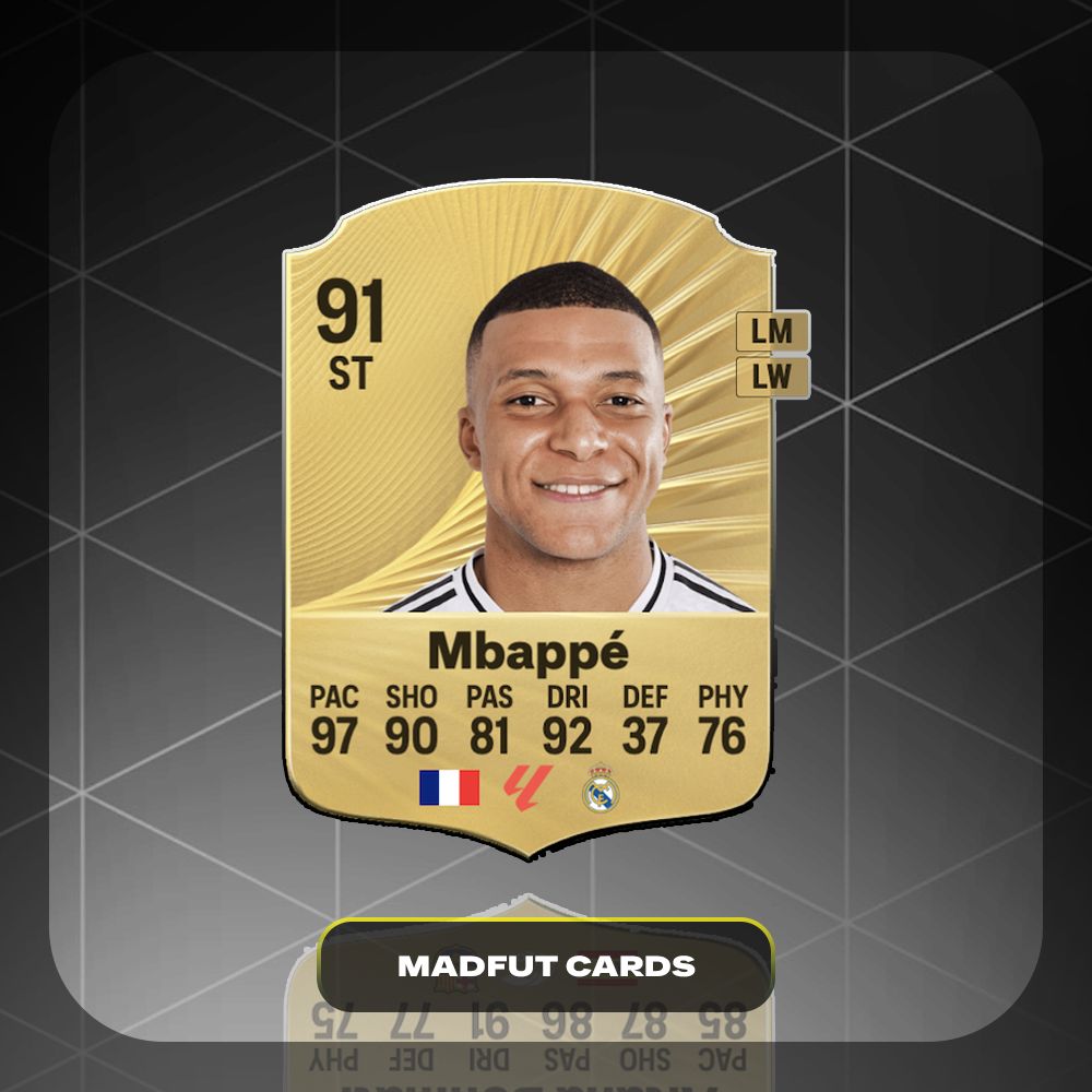 Mbappe 91 Card
