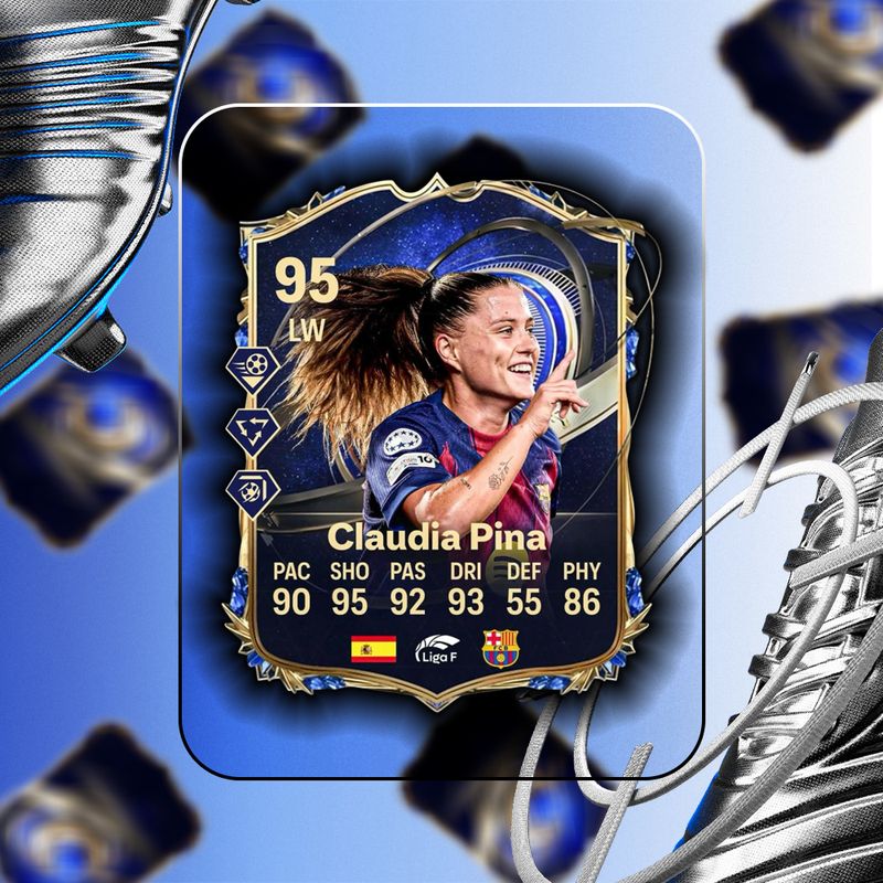 Claudia Pina 95 TOTY Card