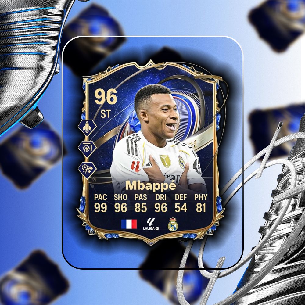Mbappe 96 TOTY Card