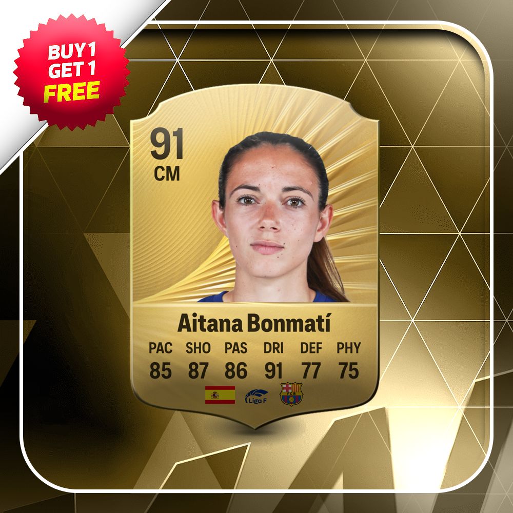 Aitana Bonmati Gold 91 Card