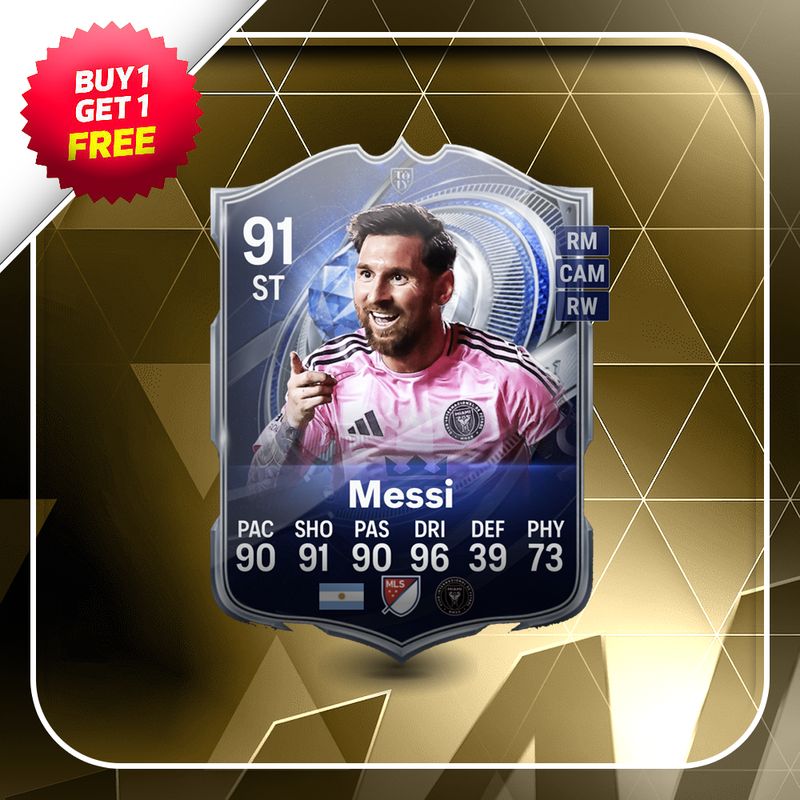 Messi TOTY Nominee Card