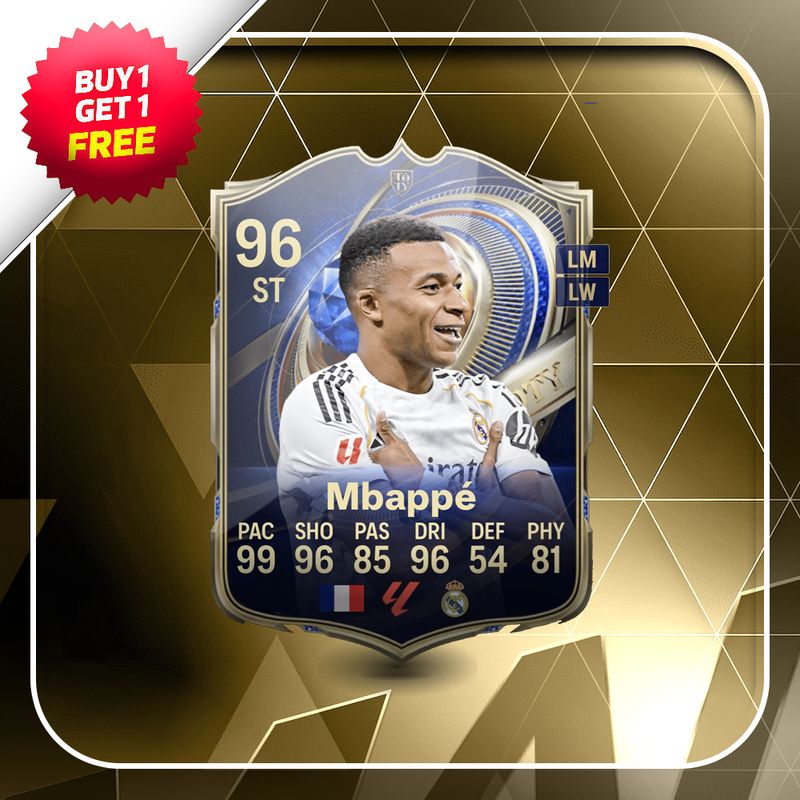 Mbappe 96 TOTY Card