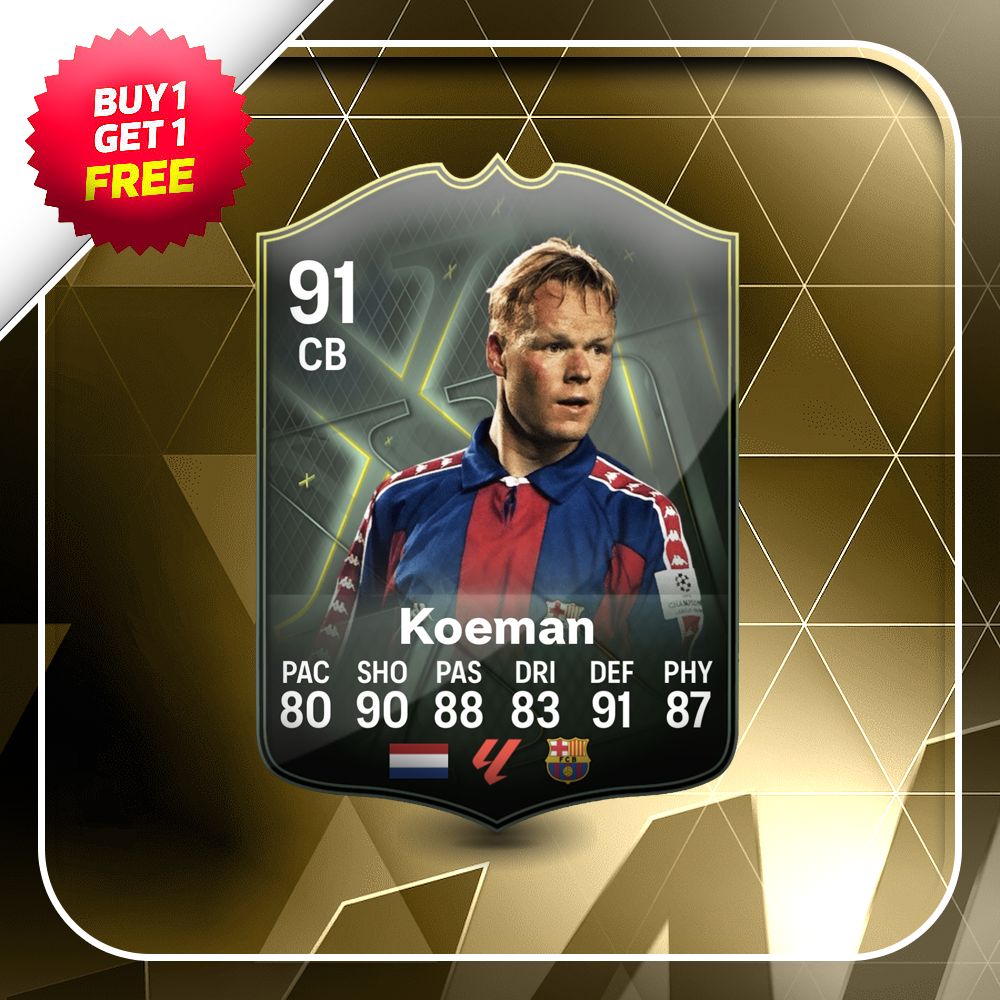 Koeman CB Historic XI Nominee Card