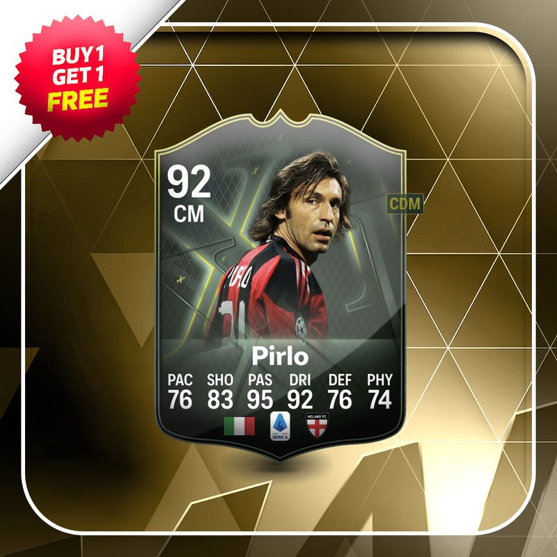 Pirlo CM Historic XI Nominee Card