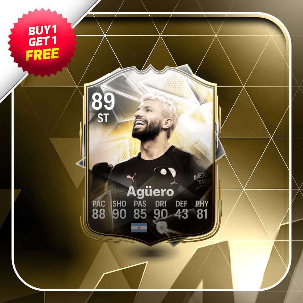 Aguero 89 MadFut Icon Card