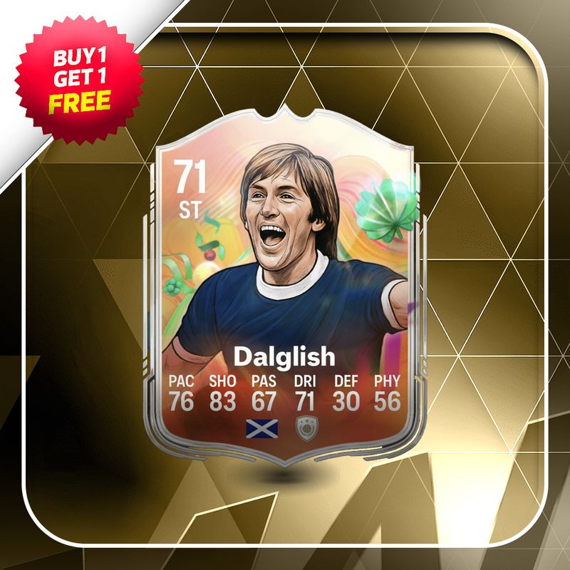 Dalglish 71 Silver Superstar Card