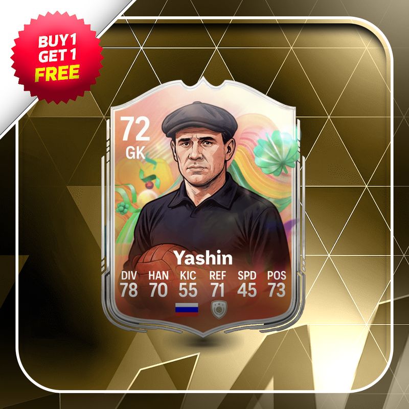 Yashin 72 Silver Superstar Card