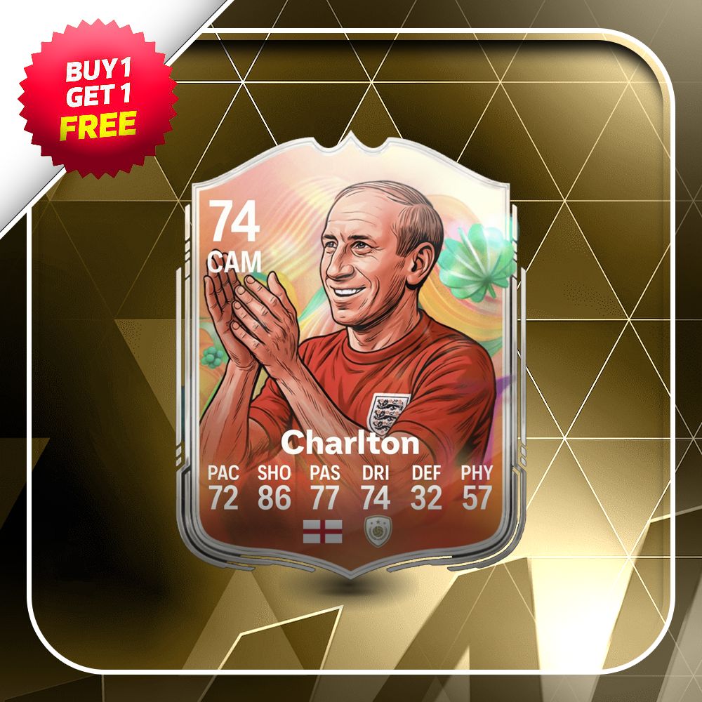Charlton 74 Silver Superstar Card