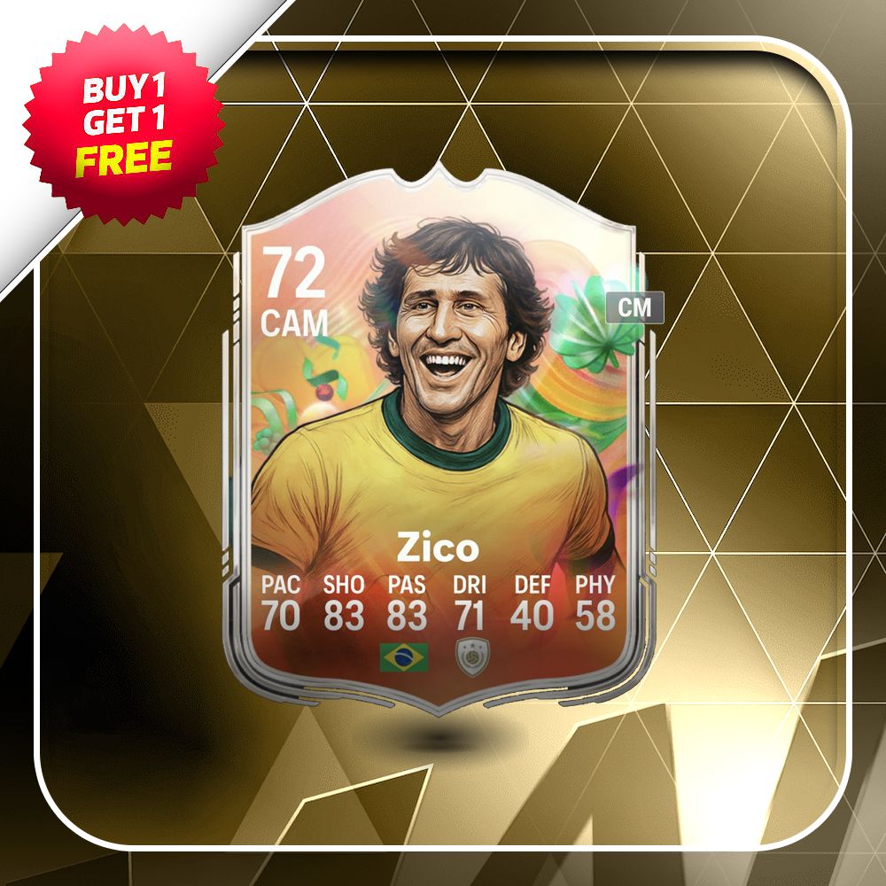 Zico 72 Silver Superstar Card