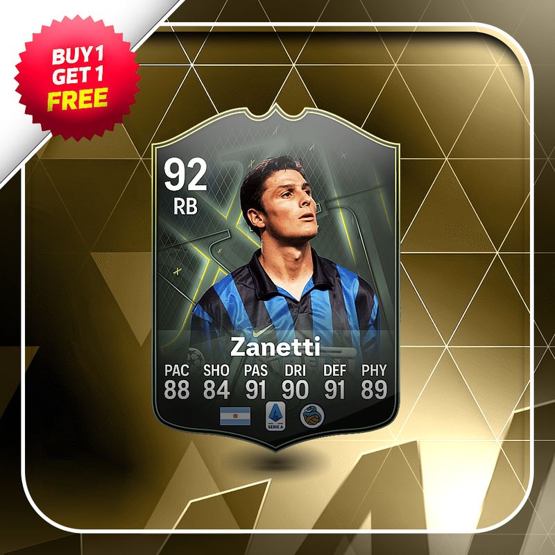 Zanetti RB Historic XI Nominee Card