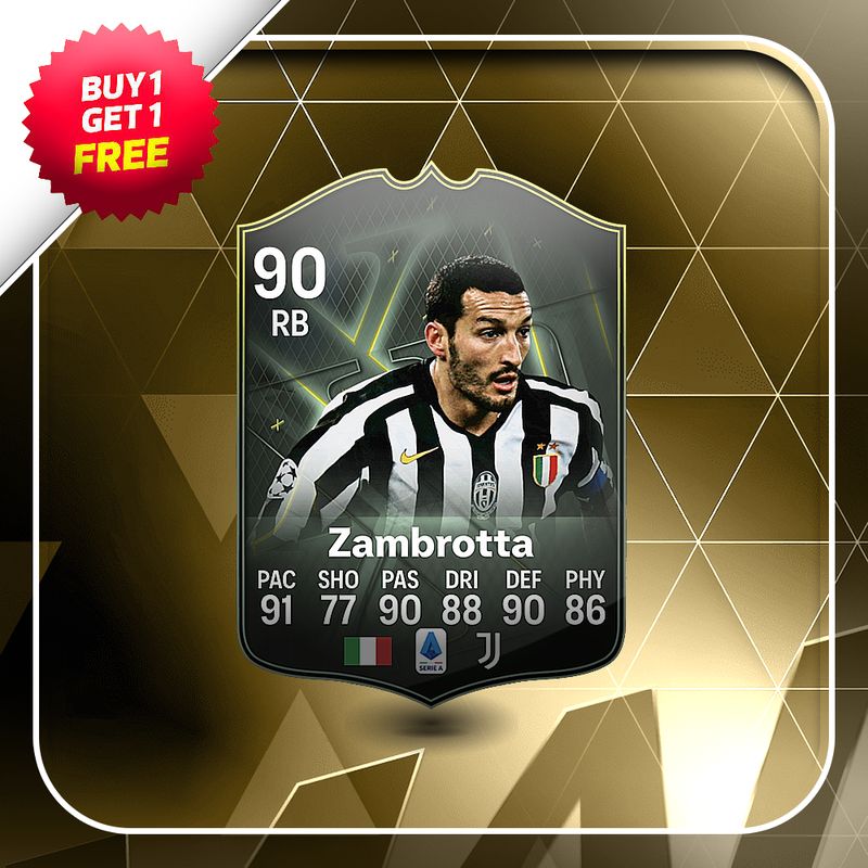 Zambrotta RB Historic XI Nominee Card