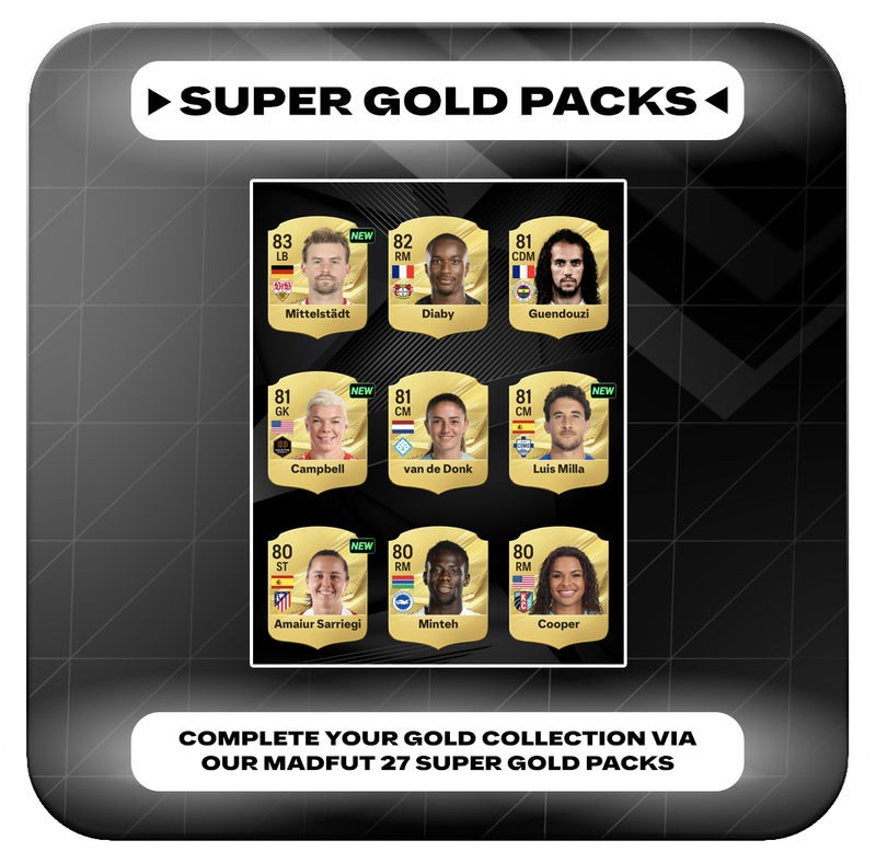 MadFut 27 Super Gold Packs