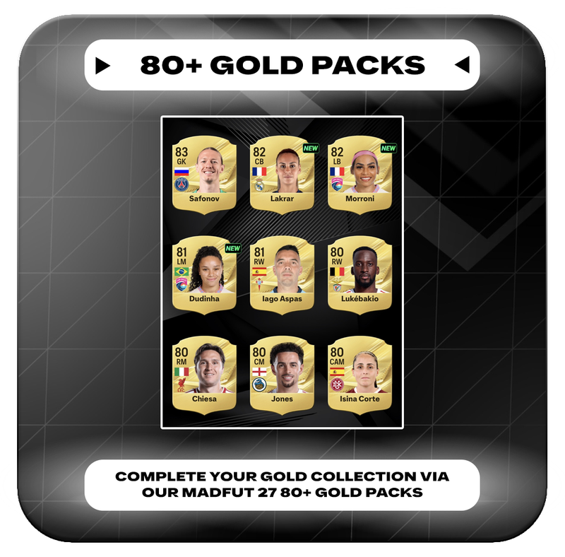 MadFut 27 80+ Gold Packs