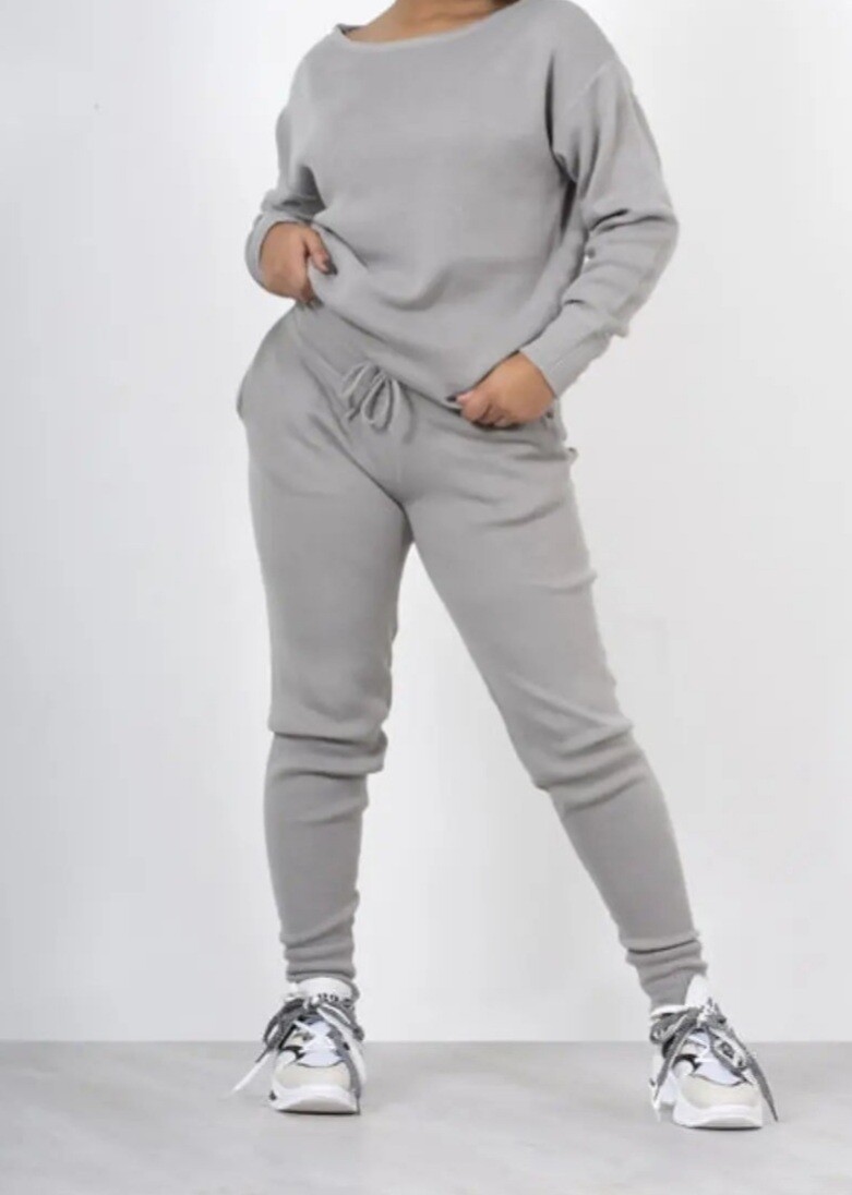 Grey lounge wear set