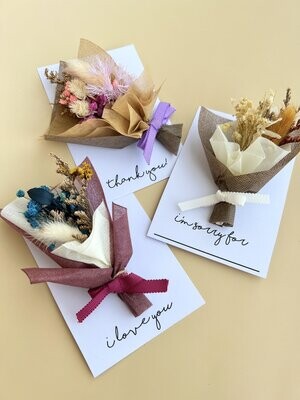 Micro Bouquet Expression Cards