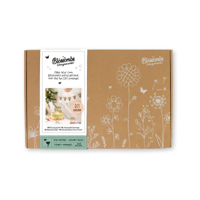 Toffe cadeaus - Blossombs - DIY verjaardagsslinger - 9 zaadbommetjes