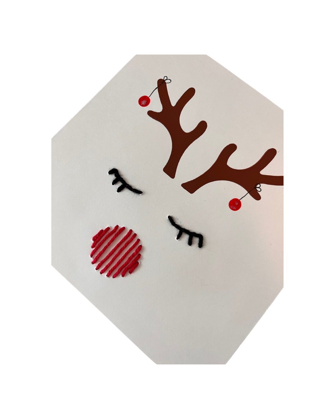 Kerst cadeau - Kerstkaart rendier